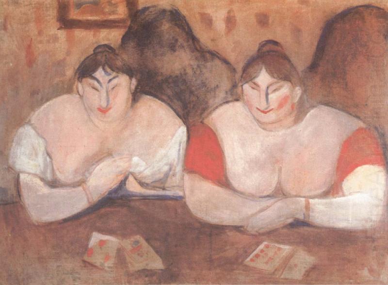 Edvard Munch Luosi and Aimani china oil painting image